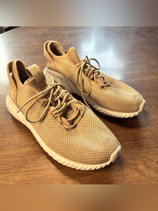 adidas Other - Adidas Original Tubular Doom Sock Primeknit Men’s Sneakers Khaki/White Size 11